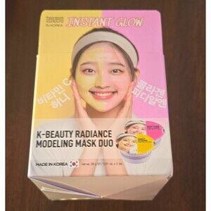 tenzero Instant Glow Modeling Mask Duo Vitamin C Honey Collagen PDRN 2x0.91oz
